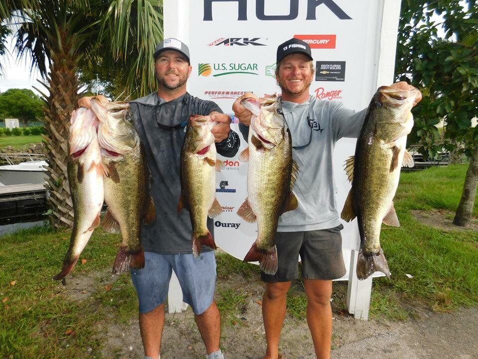 CLEWISTON -- Jessie Mizell and Barrett Ringstaff turned just seven bites into a winning limit of 34.01 pounds in the Roland Martin Marine Center Series Qualifier #3.